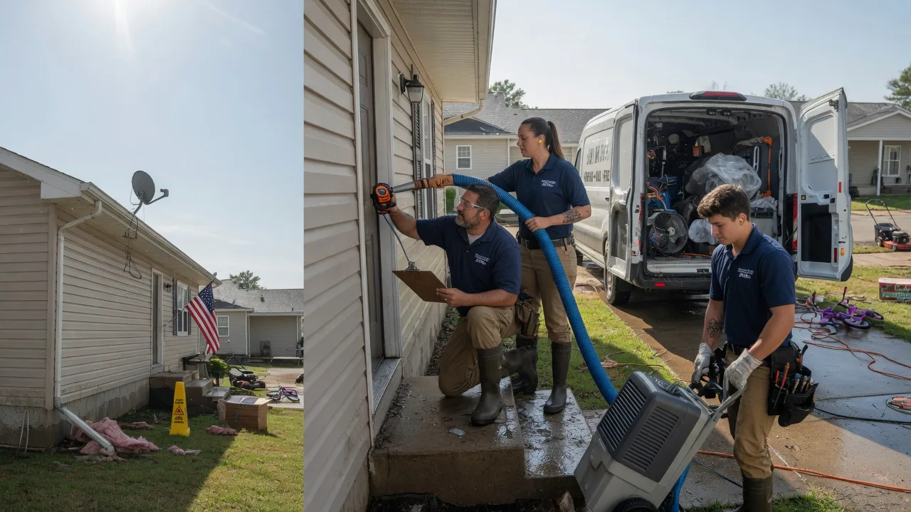 Ceiling Water Damage Restoration in Pleasant Lake, IN near me